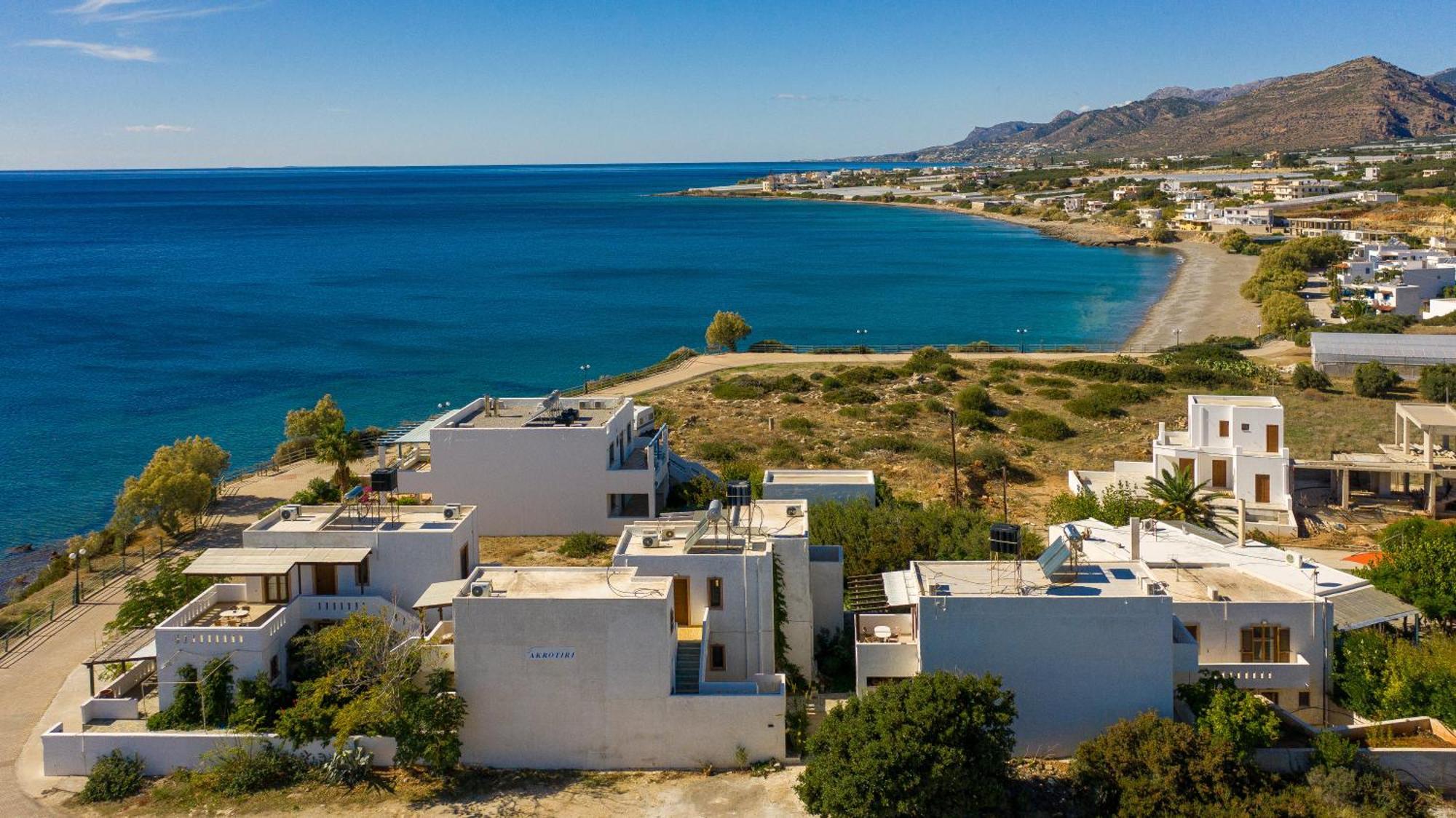Akrotiri Apartments Makriyialos Bagian luar foto